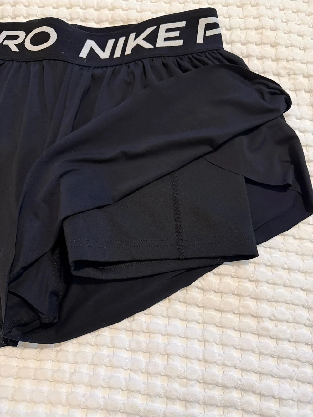 Nike Pro Dri-FIT Girl’s Running Shorts with Built-In Compression Liner-Black